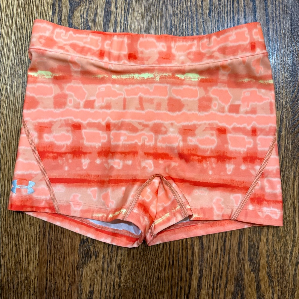 Under Armour Women's Coral Patterned Spandex Shorts